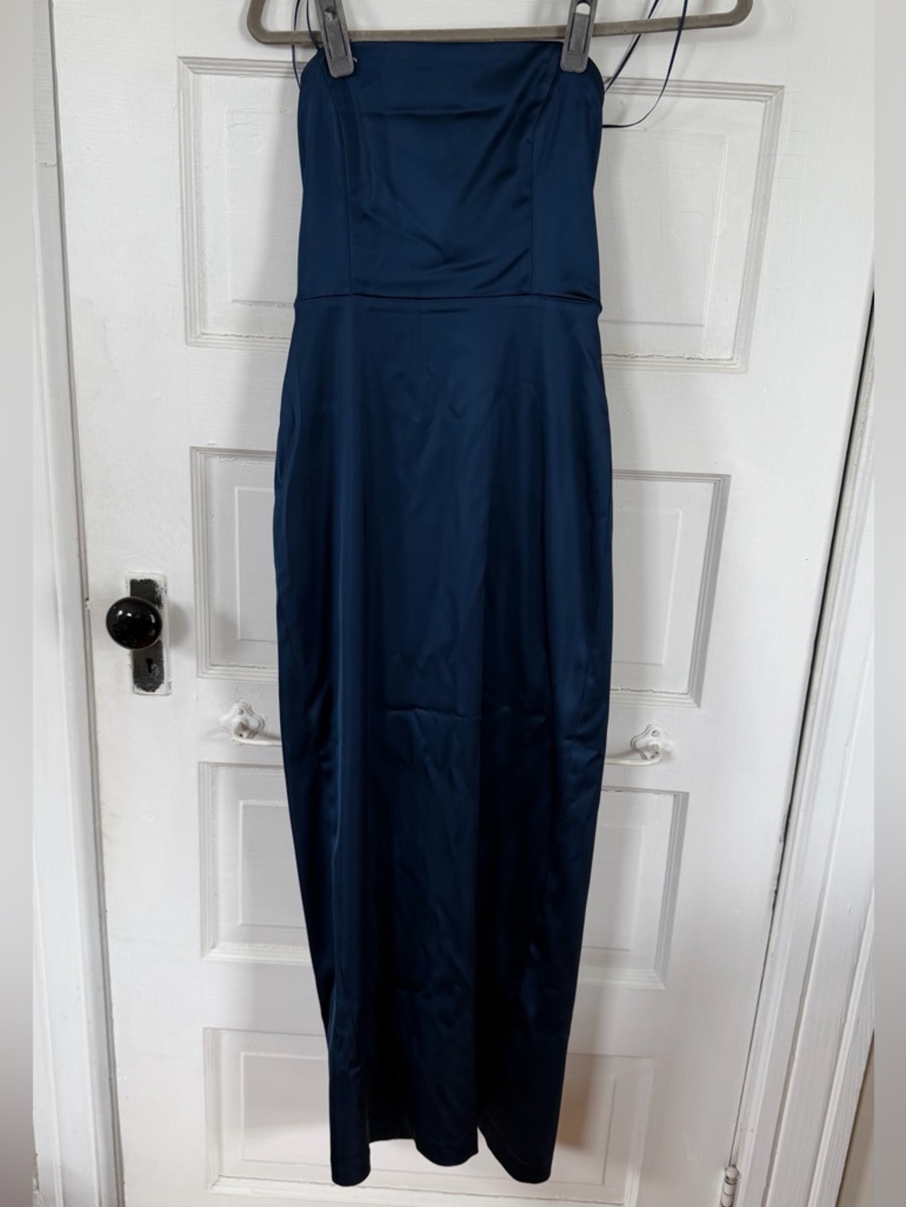 Abercrombie & Fitch Strapless Navy Gown